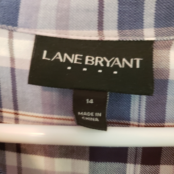 Lane Bryant Button-Up Flannel - Picture 3 of 4